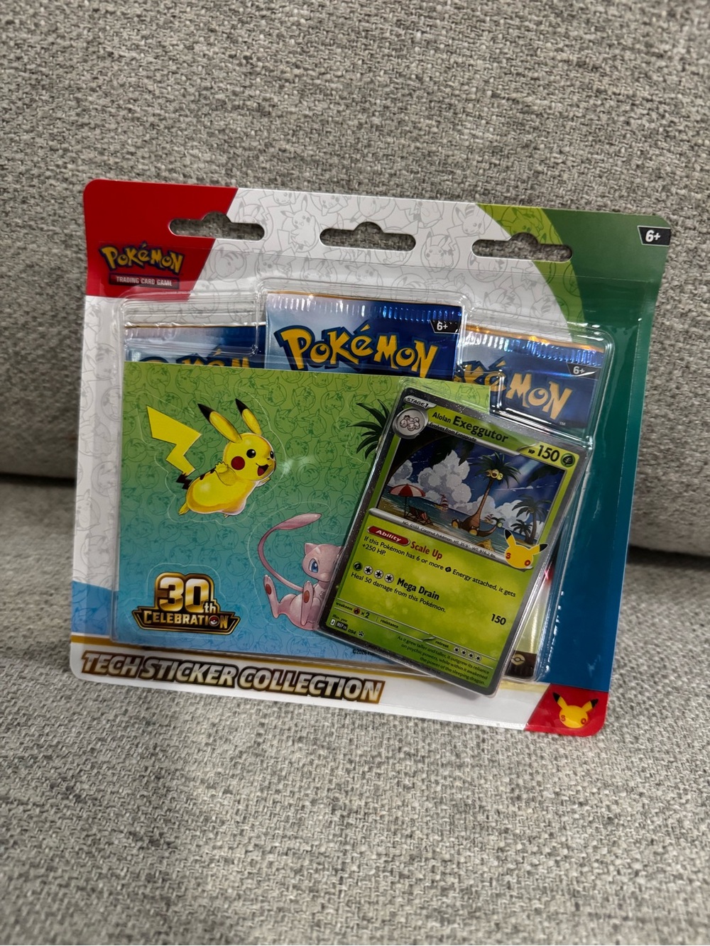 New - Sept 16 Release - 30th Celebration Pokemon Tech Sticker Collection